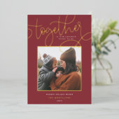 より良く一緒に | 箔シーズンカード (立ち正面)