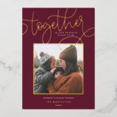 より良く一緒に | 箔シーズンカード (正面)