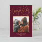 より良く一緒に | 箔シーズンカード (立ち正面)