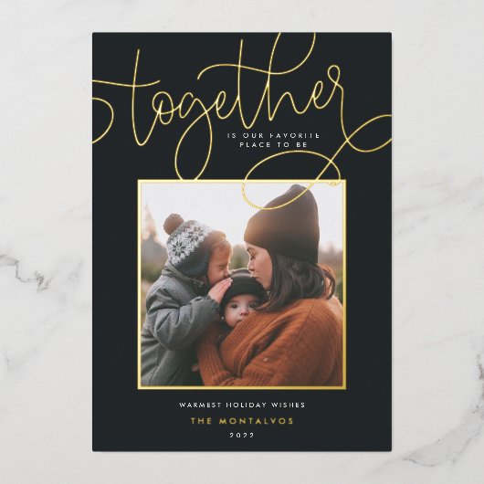 より良く一緒に | 箔シーズンカード (正面)