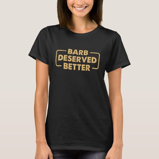 より良く評価されるバーブ Tシャツ (正面)