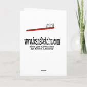 より良感じい悔やみや弔慰の虫歯を傷つけるカード カード (裏面)