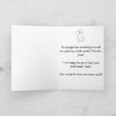 より良感じい悔やみや弔慰の虫歯を傷つけるカード カード (内部)