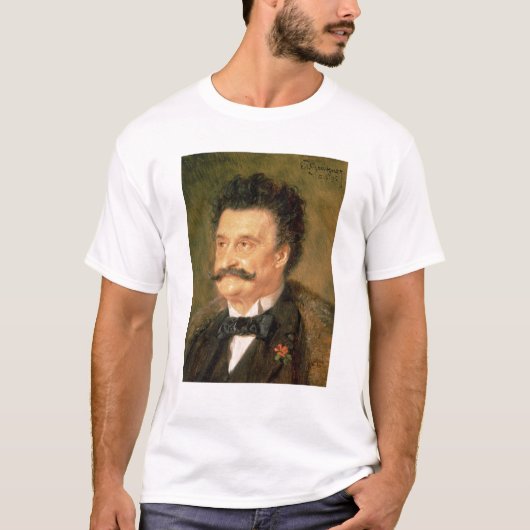 より若いのヨハンStrauss 1895年 Tシャツ (正面)