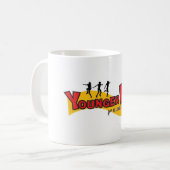 より若い足のマグ コーヒーマグカップ (正面左)