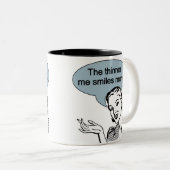 より薄い私もっとスマイル ツートーンマグカップ (正面右)