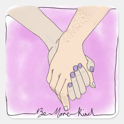 より親切なシールを貼る スクエアシール (正面)