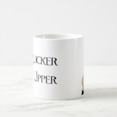 より速い教区牧師の甲革のマグ コーヒーマグカップ (中央)