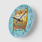 より速くスリープカスタムする ラウンド壁時計 (傾斜)