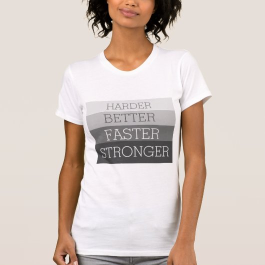 より速く強くやる気を起こさせる収保容 Tシャツ (正面)