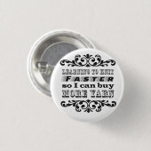 より速く編むべき学ぶこと 缶バッジ (正面&裏面)