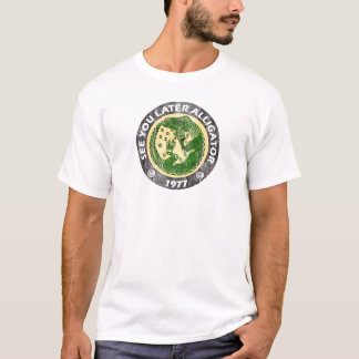 より遅いわに会って下さい Tシャツ