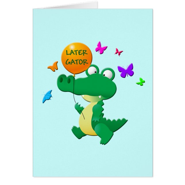 より遅いわに (正面)