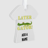 より遅いわに オーナメント (正面)