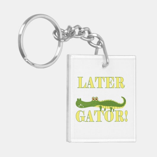 より遅いわに キーホルダー (正面左)