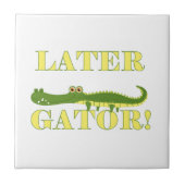 より遅いわに タイル (正面)