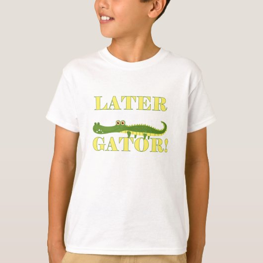 より遅いわに Tシャツ (正面)