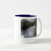 より遅い少しをはっきり話せば! ツートーンマグカップ (正面右)