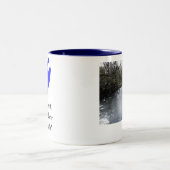 より遅い少しをはっきり話せば! ツートーンマグカップ (中央)