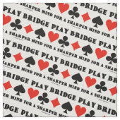 より鋭い心4のカードのスーツのための演劇橋 ファブリック (見本)