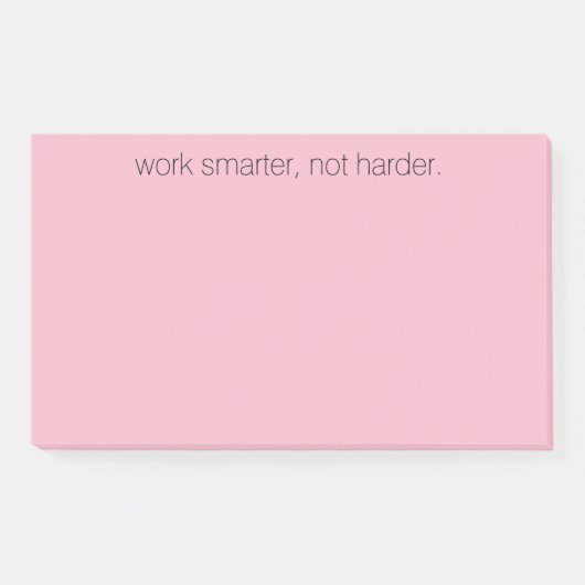 より頭が切れるなより堅くないノートの粘着性があるパッドのノートを働かせて下さい ポストイット (正面)