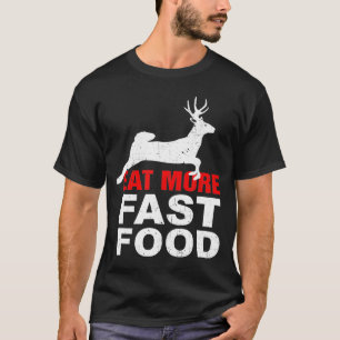 より食べ速い食べ物 – 食べ物狩りのアパレル Tシャツ