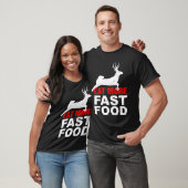 より食べ速い食べ物 – 食べ物狩りのアパレル Tシャツ (ユニセックス)