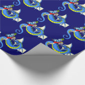 より飼いならされたドラゴン ラッピングペーパー (角)