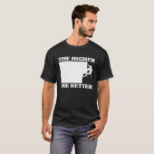 より高いより良いクライマースポーツ登山 Tシャツ (正面フル)