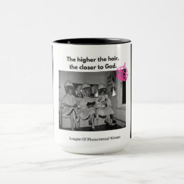 より高い毛知っています、神に近い方に マグカップ