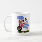 より高く、より高く コーヒーマグカップ (左)