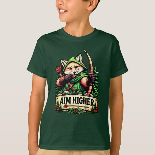 より高く 狐の森 Tシャツ (正面)