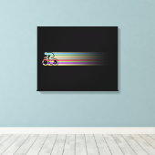 より高速、より高速、より高速 キャンバスプリント (インサイチュ (ウッドフロア))