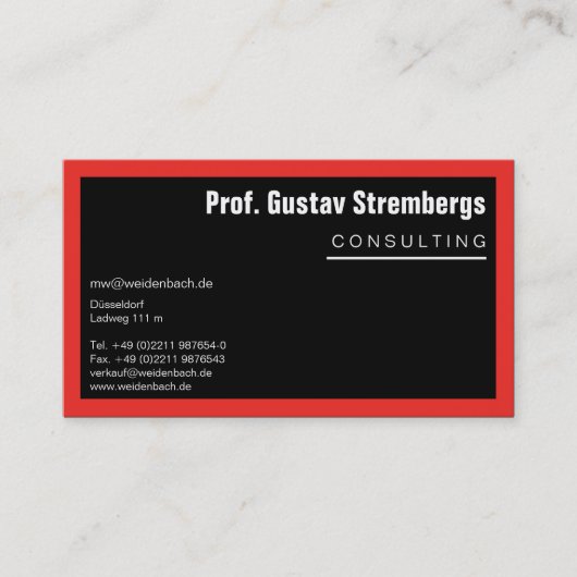 より黒 名刺 (正面)