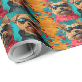 よろいハートバラバレンタインデー ラッピングペーパー (ロールコーナー)