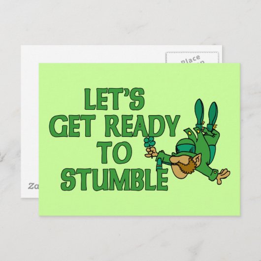 よろけてみよう ポストカード (正面/裏面)