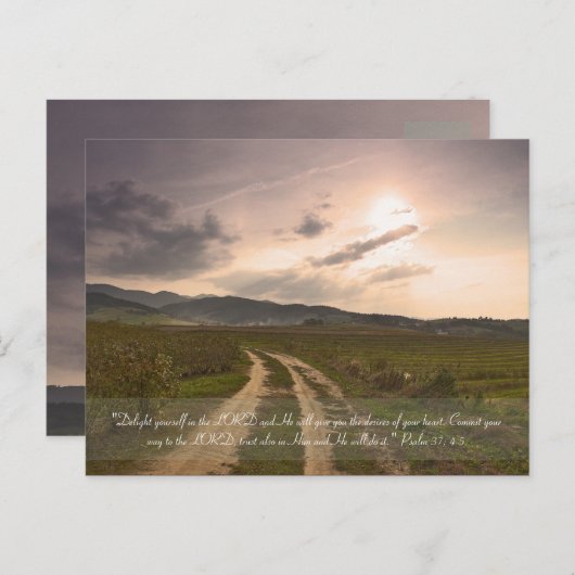 「よろしく…」 – はがき (正面/裏面)