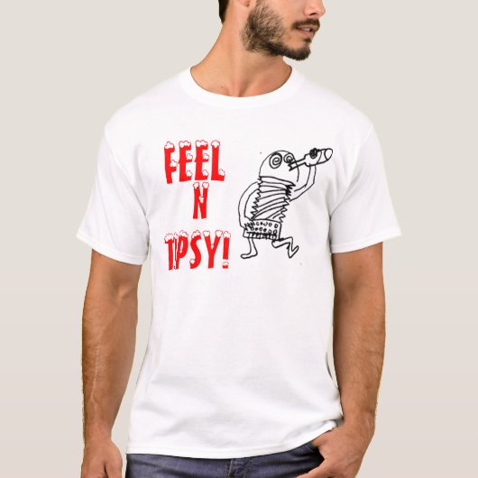 よろよろしている感じn tシャツ (正面)