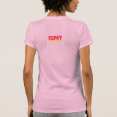 よろよろしている、よろよろしている Tシャツ (裏面)