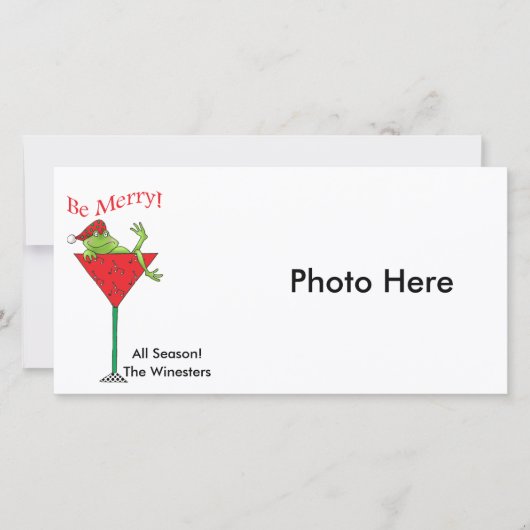 よろよろしているtini'sカエル シーズンカード (正面)