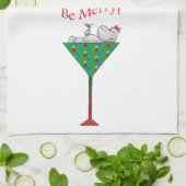 よろよろしているtini'sカバ キッチンタオル (折り畳み)