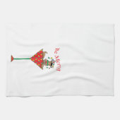 よろよろしているtini'sトナカイ キッチンタオル (横)