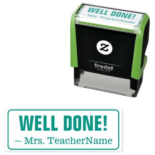 「よ前向きくやった！」 インストラクタースタンプ セルフインキングスタンプ (インサイチュ)