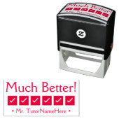 「よ前向きり良かった!」 先生スタンプ セルフインキングスタンプ (インサイチュ)