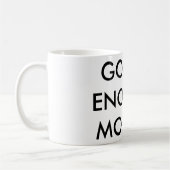 よ十分はコーヒー夢および仙痛のためのマグを生み出します コーヒーマグカップ (左)