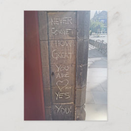 「よ忘れして素晴らし、Yesよ」 ポストカード
