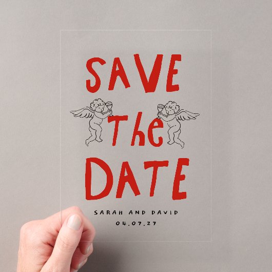 らくがき風落書きSave the date 招待状 (インサイチュ (ポータブル))