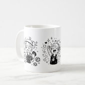 らくがき コーヒーマグカップ (正面左)