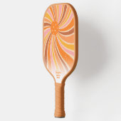 らせんカッコいい旋回レトロレイカスタム文字名 ピックルボールラケット (左)