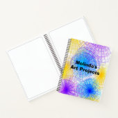 らせんカラフル円ノートブック ノートブック (内部)
